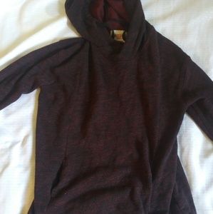 Burgundy hoodie